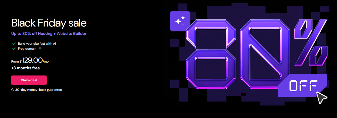 Hostinger Black Friday India